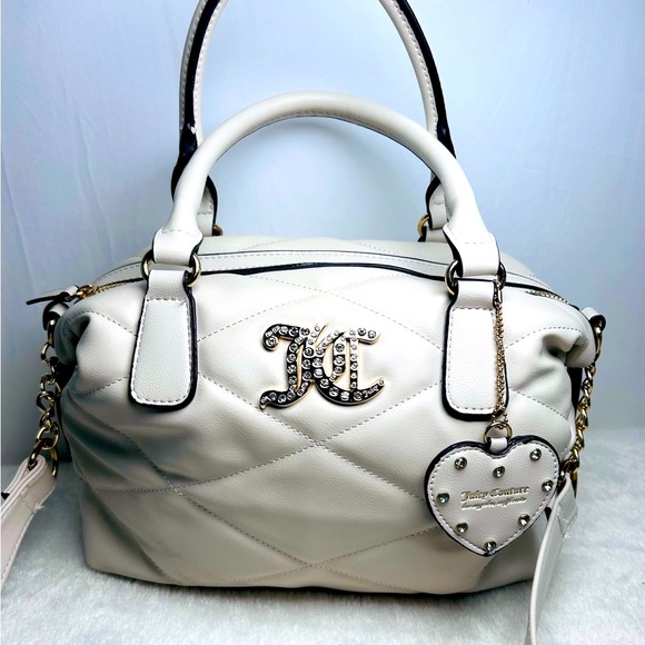 Juicy Couture cream Quilted tote - Picture 1 of 9